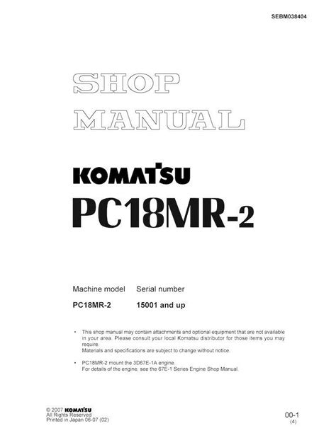 komatsu pc 18 mr|komatsu pc18mr manual.